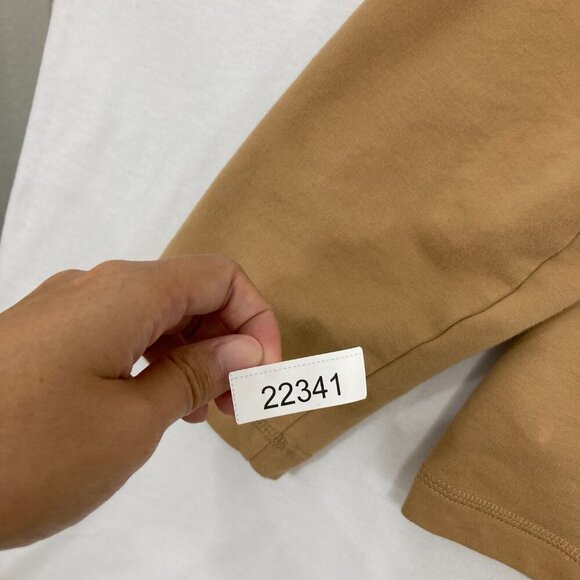 Lauren Ralph Lauren size XL Light Brown Relaxed Full Zip Hooded Comfy Jacket - Picture 10 of 12